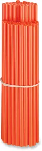 MOOSE OFFROAD HARD-PARTS 80-PACK POLYURETHANE SPOKE SKINS ORANGE