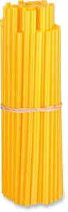 MOOSE OFFROAD HARD-PARTS 80-PACK POLYURETHANE SPOKE SKINS YELLOW