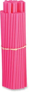 MOOSE OFFROAD HARD-PARTS 80-PACK POLYURETHANE SPOKE SKINS PINK