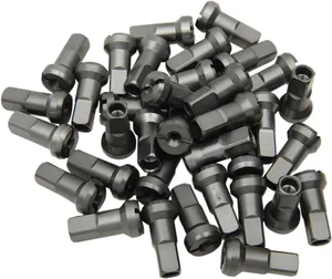 MOOSE OFFROAD HARD-PARTS NIPPLE SET MX1 8 GA TI-GY