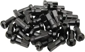 MOOSE OFFROAD HARD-PARTS NIPPLE SET MX1 9 GA BLK