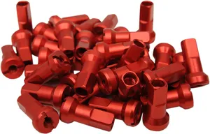 MOOSE OFFROAD HARD-PARTS NIPPLE SET MX1 9 GA RED
