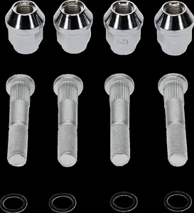 MOOSE OFFROAD HARD-PARTS WHEEL STUD/NUT KIT MOOSE
