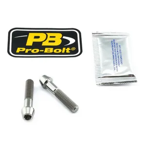 PRO BOLT Titanium Front Axle Pinch Bolt Kit Natural
