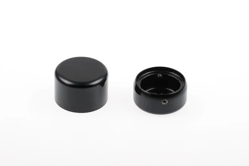 Cult-Werk Rear wheel axle cover kit. Gloss black