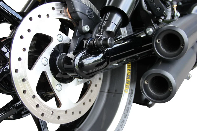 Cult-Werk Rear wheel axle cover kit. Gloss black