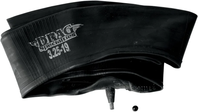 DRAG SPECIALTIES INNER TUBE 17X3.25 W/ CENTER RUBBER VALVE