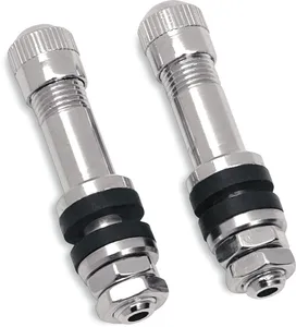 DRAG SPECIALTIES BOLT-IN VALVE STEM 0.24" CHROME