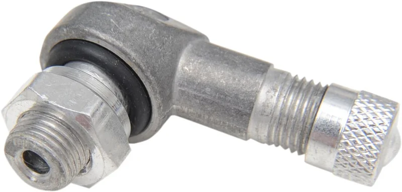 K&L SUPPLY K&L-SUPPLY, VALVE STEM, 8MM, BASE 90° BEND, SILVER