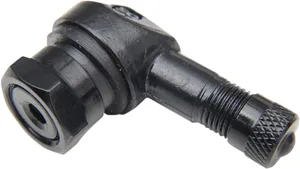 K&L SUPPLY K&L-SUPPLY, VALVE STEM, 10MM, BASE 90° BEND, BLACK