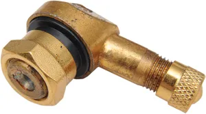 K&L SUPPLY K&L-SUPPLY, VALVE STEM, 10MM, BASE 90° BEND, GOLD