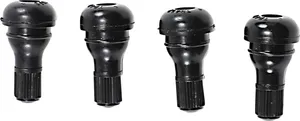 MOOSE OFFROAD FOUR WHEEL VALVE STEM TR412-BLK 4PK