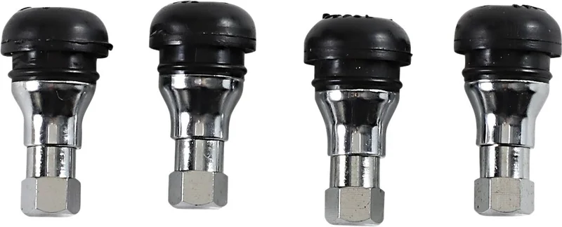 MOOSE OFFROAD FOUR WHEEL VALVE STEM TR412-CHR 4PK