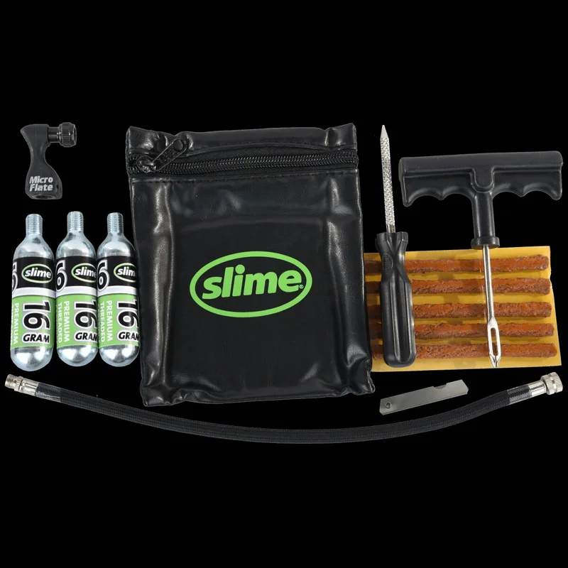 SLIME TYRE PLUG KIT WITH CO2 CARTRID