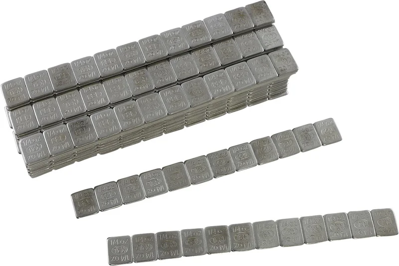 K&L SUPPLY K&L-SUPPLY, WEEL WEIGHTS, STICK ON, 0,25OZ, CHROME, 36 PIECES