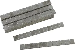 K&L SUPPLY K&L-SUPPLY, WEEL WEIGHTS, STICK ON, 0,25OZ, CHROME, 36 PIECES