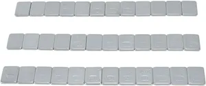 K&L SUPPLY K&L-SUPPLY, WEEL WEIGHTS, STICK ON, 0,25OZ, SILVER, 36 PIECES