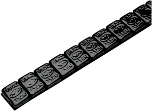 MOTION PRO MOTION PRO WHEEL WEIGHTS 1/8 OZ STEEL BLACK 144 PIECES