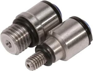 MOTION PRO BLEEDER SET MICRO M4 X 0.7/M8 X 1.0 STAINLESS STEEL SILVER