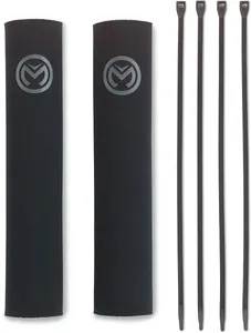 MOOSE OFFROAD HARD-PARTS STANDARD FORK SKINS 44MM-50MM NEOPRENE BLACK