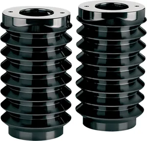 Arlen Ness Aluminum Fork Boot Covers<br><ul><li>Available in standard and +2"</li><li>2” fork boots are 2” longer than standard boots for bikes with large diameter wheels and/or longer than factory fork tubes to ensure no gap between fork leg and fork boot</li><li>When installing on models with custom front fenders, always check clearances before operating.</li></ul>