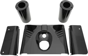Drag Specialties FORK TINS FLST RIB BLK 5PC