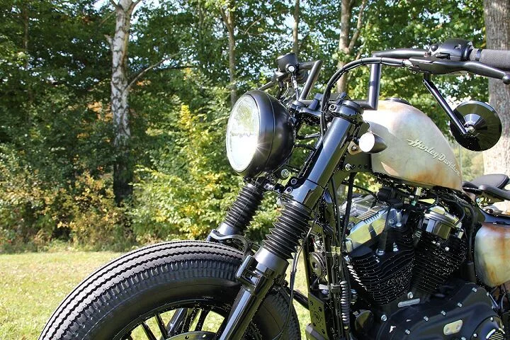 Cult-Werk 6-piece fork tube cover kit. Gloss black