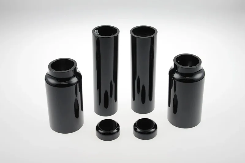 Cult-Werk 6-piece fork tube cover kit S. Gloss black