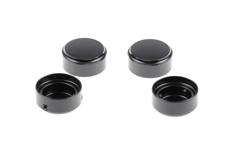 Cult-Werk 2-piece lower fork tube cover kit. Gloss black