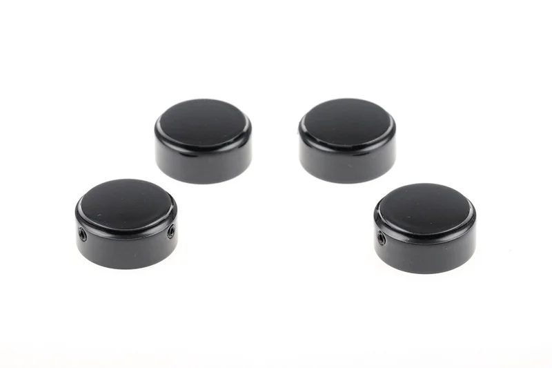 Cult-Werk 2-piece lower fork tube cover kit. Gloss black