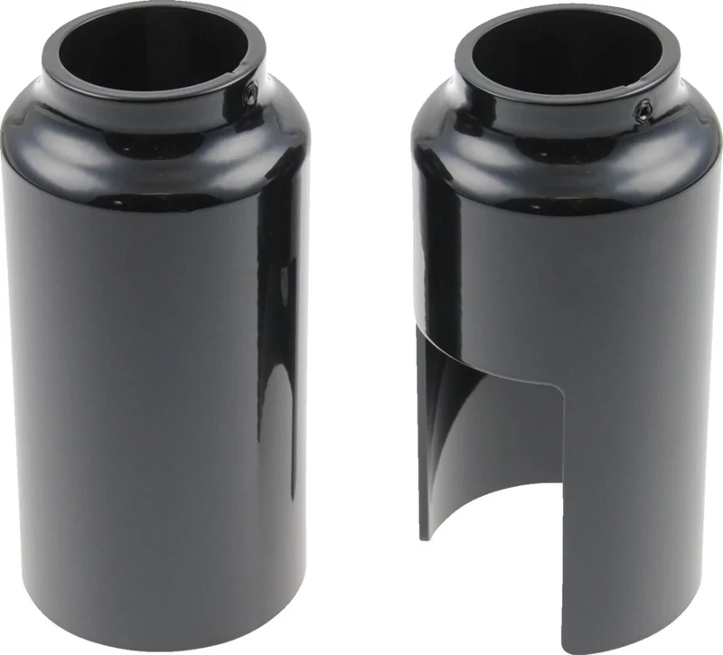 Cult-Werk 2-piece lower fork tube cover kit. Gloss black
