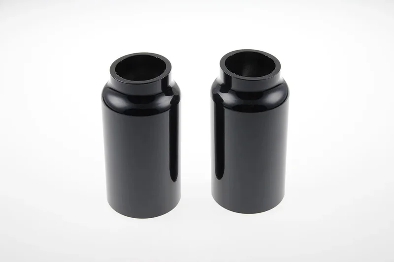 Cult-Werk 2-piece lower fork tube cover kit, gloss black