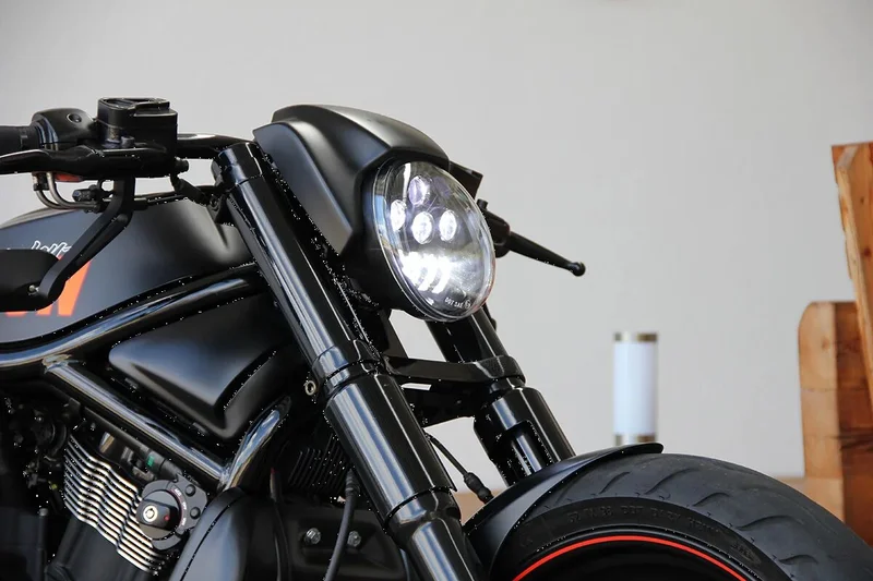 Cult-Werk 2-piece lower fork tube cover kit, gloss black