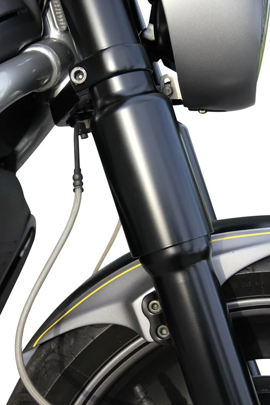 Cult-Werk 2-piece lower fork tube cover kit, gloss black