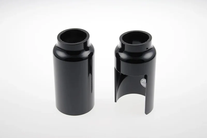 Cult-Werk 2-piece lower fork tube cover kit, gloss black