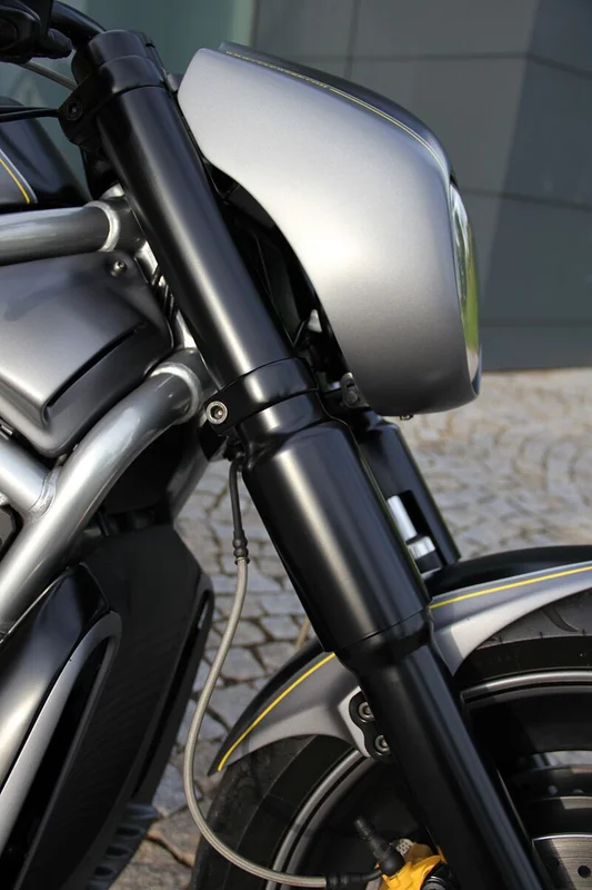 Cult-Werk 2-piece lower fork tube cover kit, gloss black