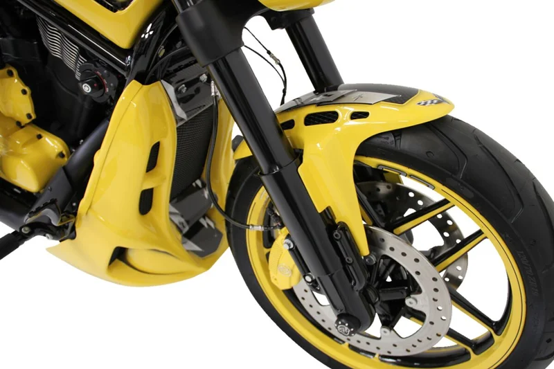 Cult-Werk 2-piece lower fork tube cover kit, gloss black