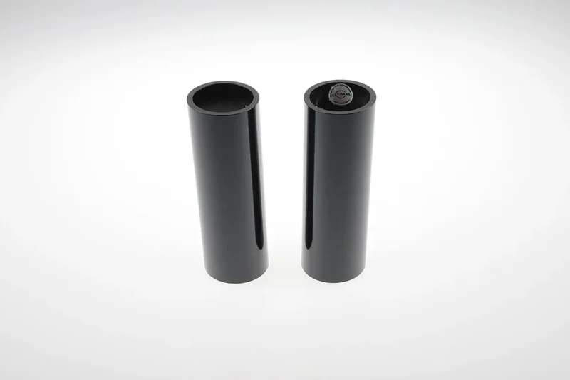 Cult-Werk 2-piece upper fork cover kit. Gloss black