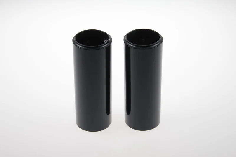 Cult-Werk 2-piece upper fork cover kit. Gloss black