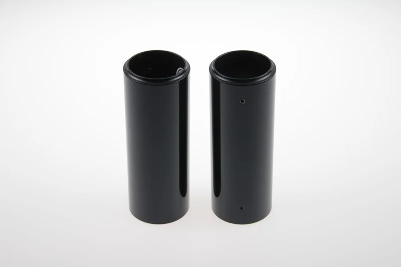 Cult-Werk 2-piece upper fork cover kit. Gloss black