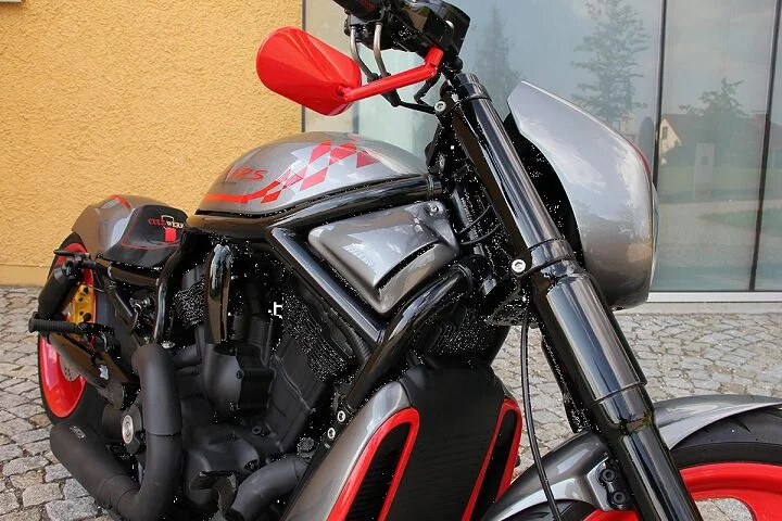 Cult-Werk 2-piece upper fork cover kit. Gloss black