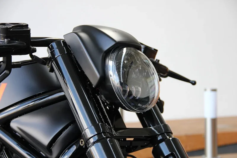 Cult-Werk 2-piece upper fork cover kit. Gloss black