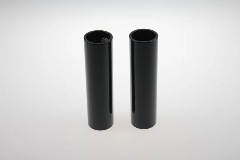 Cult-Werk 2-piece upper fork cover kit. Gloss black