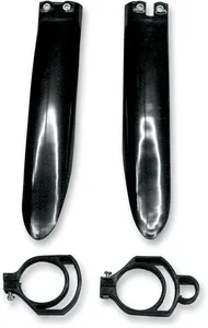 UFO FORK SLIDER PROTECTORS KAWASAKI KX85 BLACK