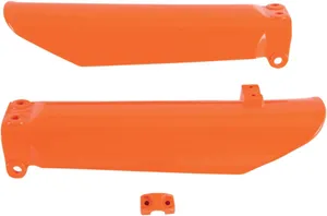 UFO FORK SLIDER PROTECTORS KTM 85SX ORANGE
