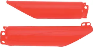 UFO FORK SLIDER PROTECTORS HONDA CR125/250/500 & CRF250/450R/X CRF-RED