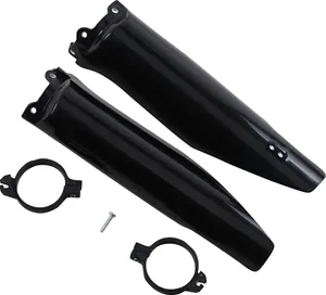 UFO FORK SLIDER PROTECTORS KAWASAKI KX125/250/KFX250 BLACK