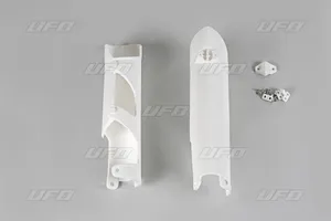 UFO FORK SLIDER PROTECTORS KTM SX/SX-F/EXC WHITE