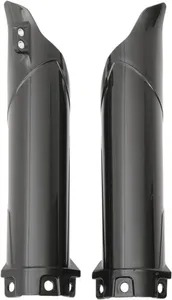UFO FORK SLIDER PROTECTORS KAWASAKI KX85 BLACK