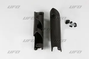 UFO FORK SLIDER PROTECTORS HUSQVARNA TC/TE/FE/FC BLACK